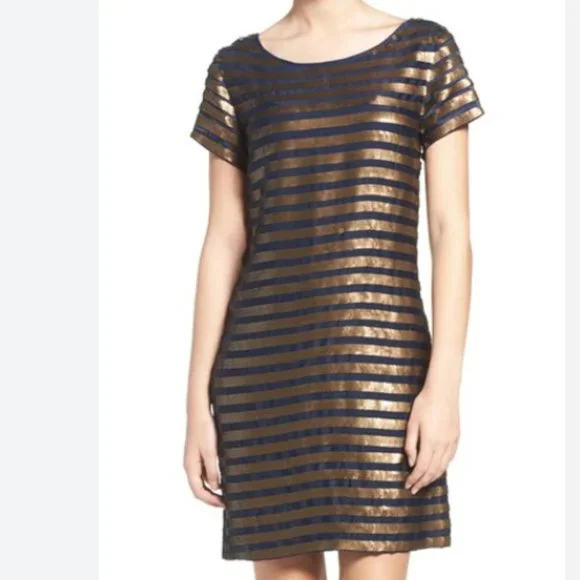 French Connection Serpent Sequin Shift Dress 71ELN